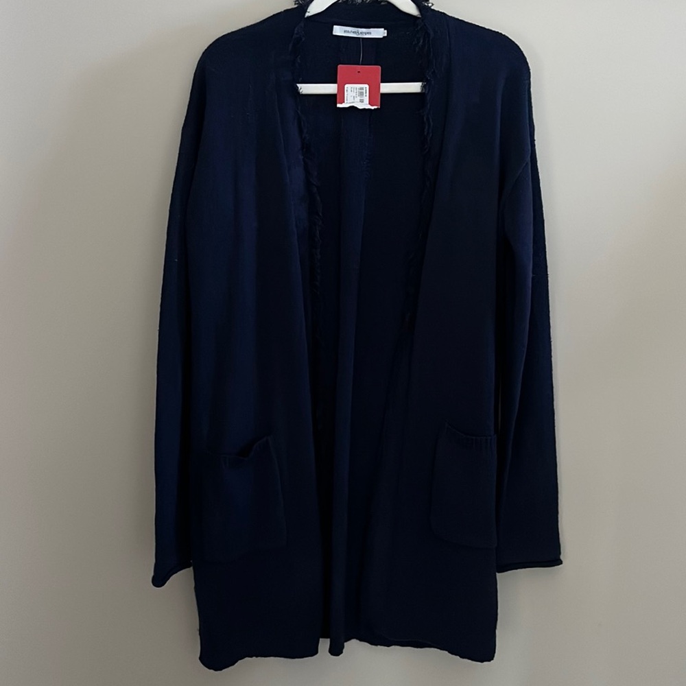 NWT Stitches & Stripes Evereve Rigby Frayed Edge Cardigan | L